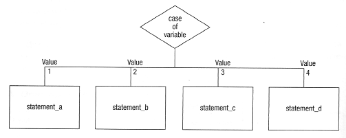 case in pseudocode